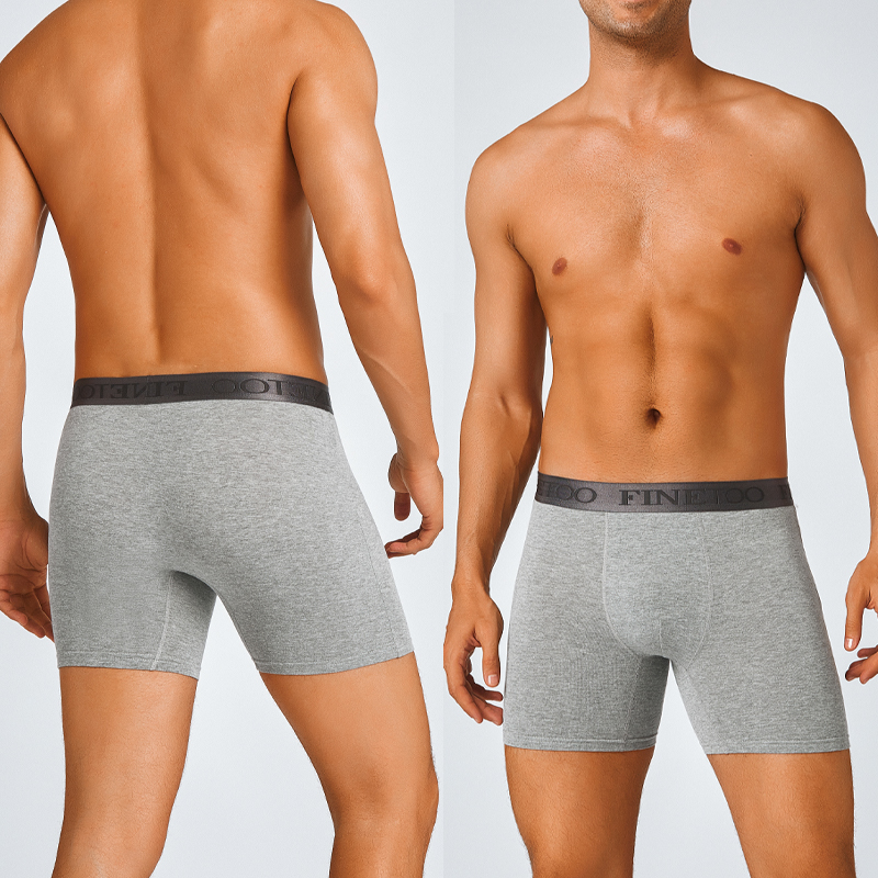 2pcs Cotton Long Boxers For Me - Boxer Brief Pack Cotton บทวิจารณ์และราคา