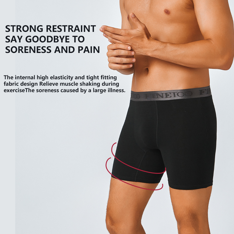 2pcs Cotton Long Boxers For Me - Boxer Brief Pack Cotton บทวิจารณ์และราคา