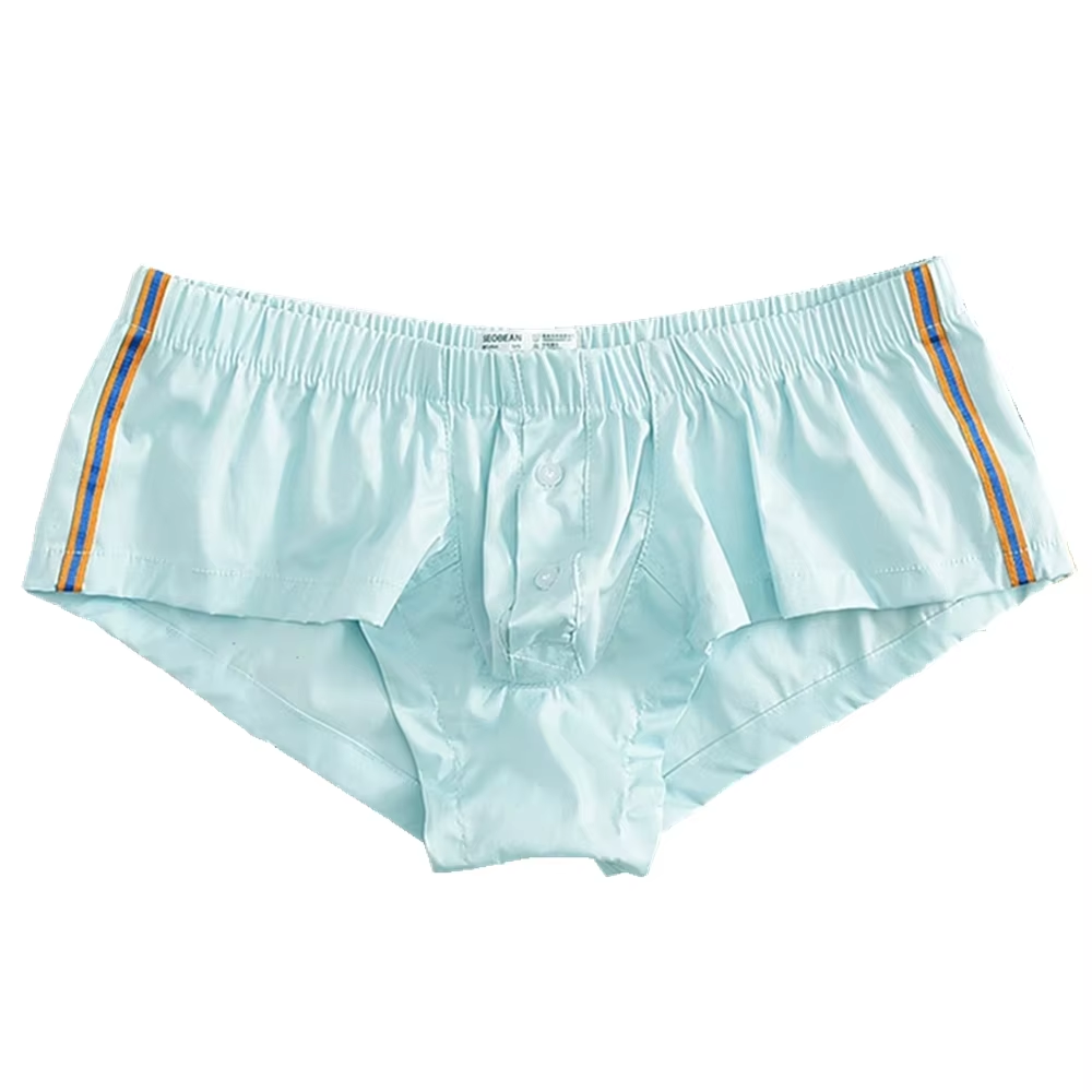 Casual Shorts for Men Sexy Low - Pouch Boxer Pouch บทวิจารณ์และราคา