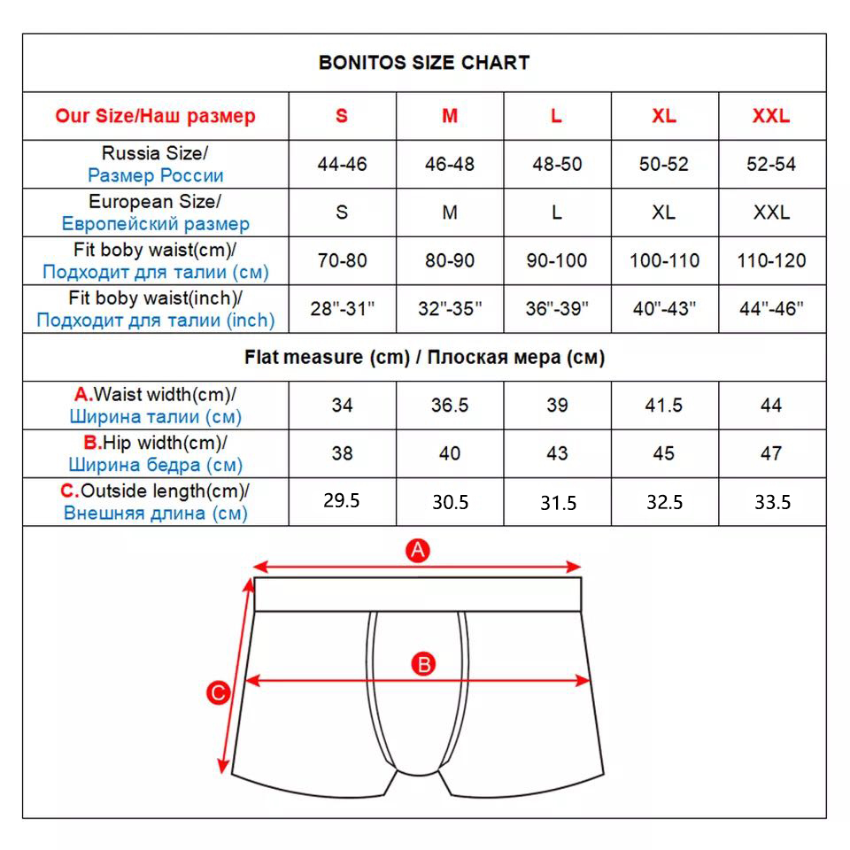6pcs White Men Panties Cotton  - Boxer Shorts Modal บทวิจารณ์และราคา