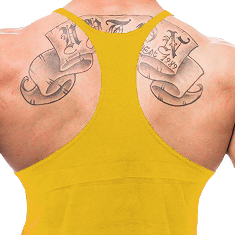 Gym Fitness Bodybuilding Suspe - Suspender Tank Top บทวิจารณ์และราคา