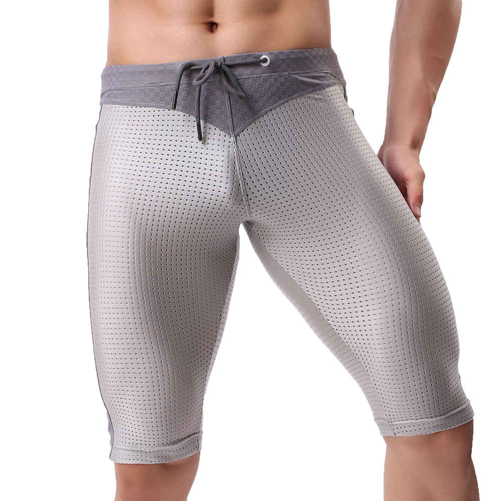 Men's Underwear Sexy Mesh Stit - Mesh Sport Boxer บทวิจารณ์และราคา