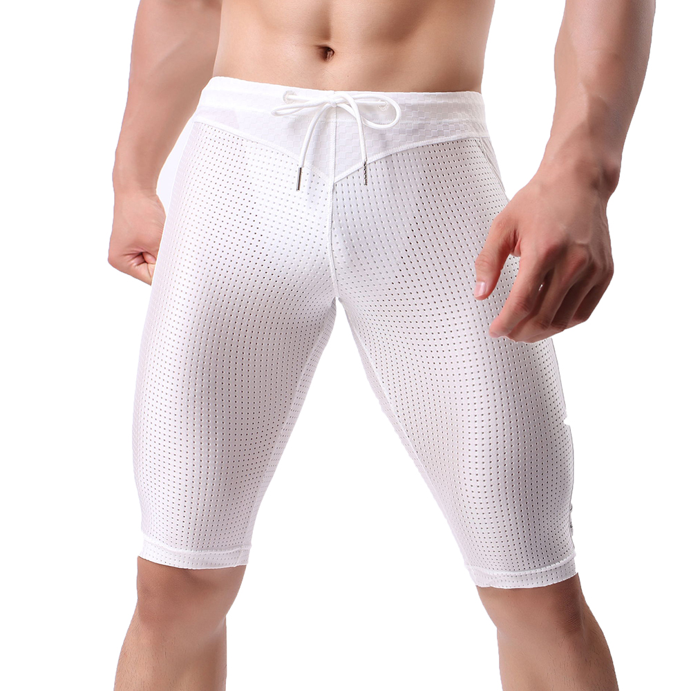 Men's Underwear Sexy Mesh Stit - Mesh Sport Boxer บทวิจารณ์และราคา