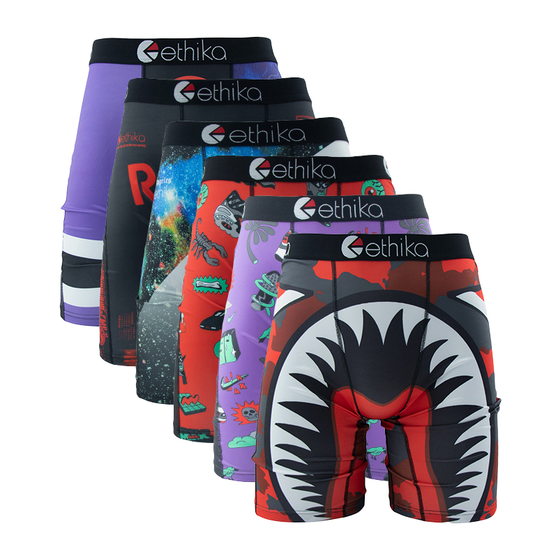 ETHIKA 6Pcs Men Underwear Boxe - Boxer Shorts Modal บทวิจารณ์และราคา