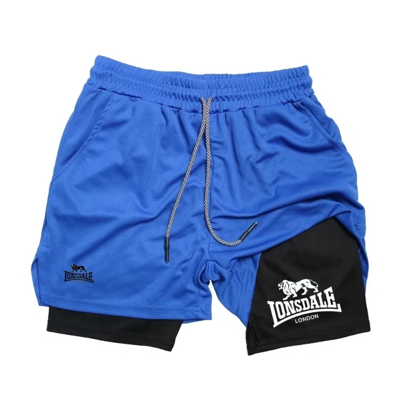 Print 2 in 1 Running Shorts fo - Compression Shorts Athletes บทวิจารณ์และราคา