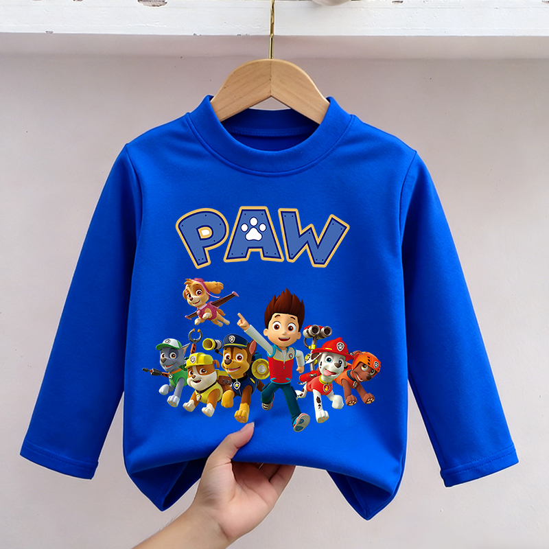 PAW Patrol Long Sleeves T-Shir - Undershirt Crew Neck บทวิจารณ์และราคา