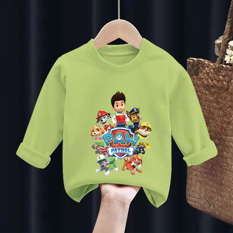 PAW Patrol Long Sleeves T-Shir - Undershirt Crew Neck บทวิจารณ์และราคา