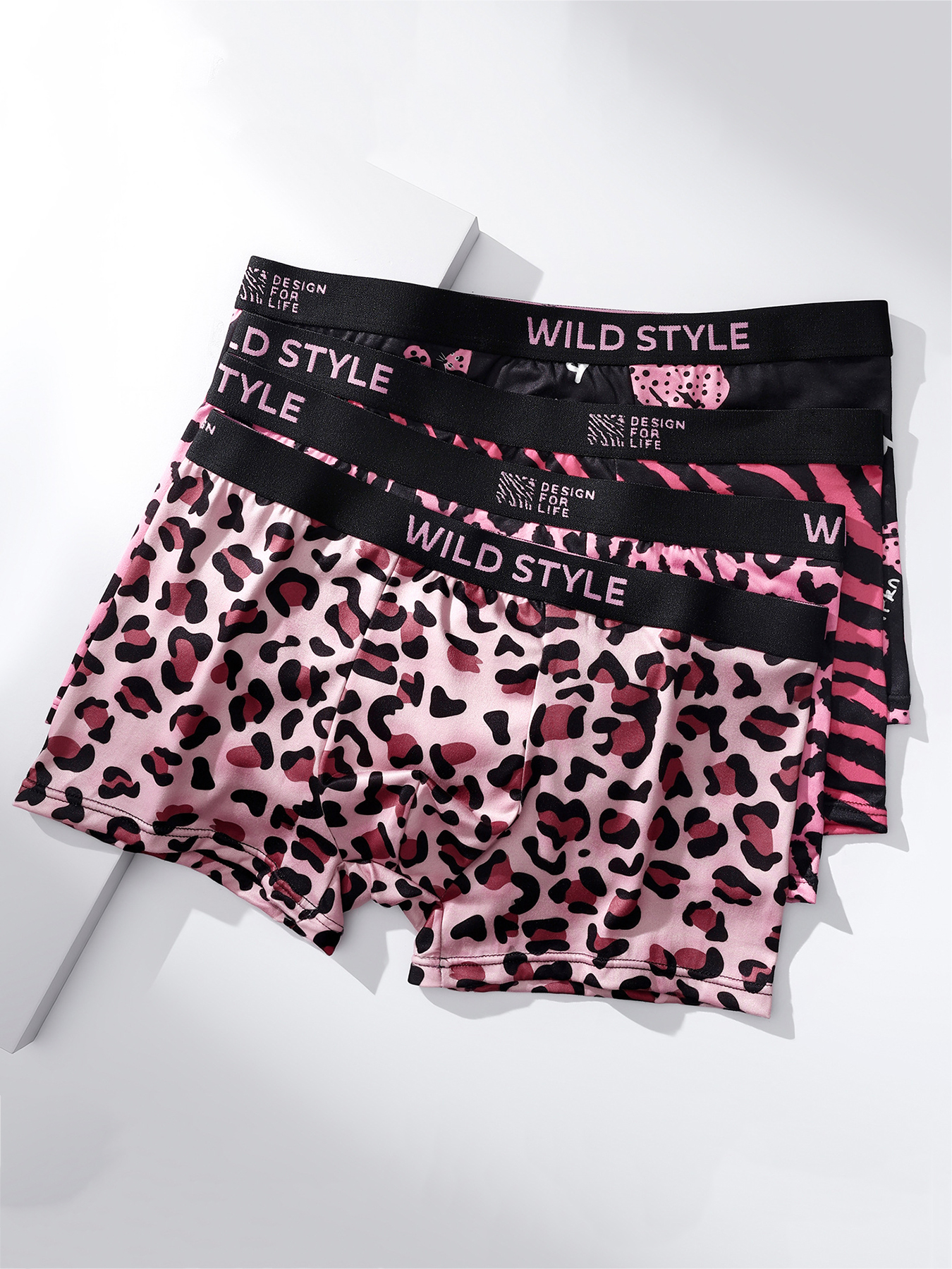 4-Pack Men's Polyester Boxer B - Multi Pack Underwear บทวิจารณ์และราคา