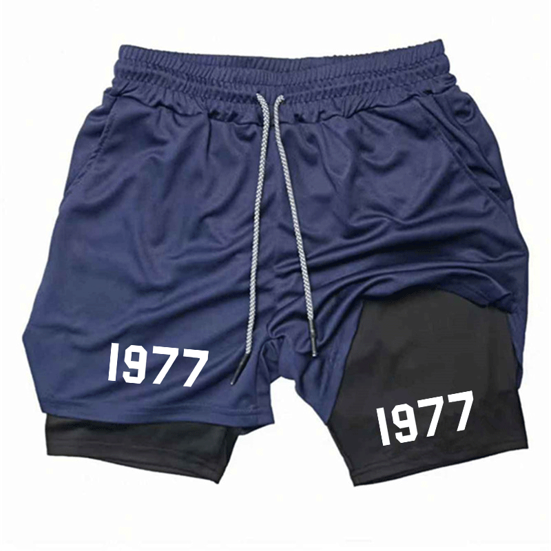 Sportswear 2-in-1Gym Workout S - Compression Shorts Athletes บทวิจารณ์และราคา