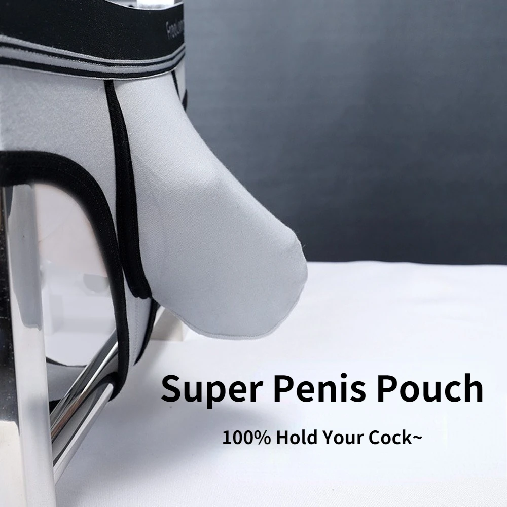 Man Ultra-Low Briefs with Supe - Pouch Boxer Pouch บทวิจารณ์และราคา