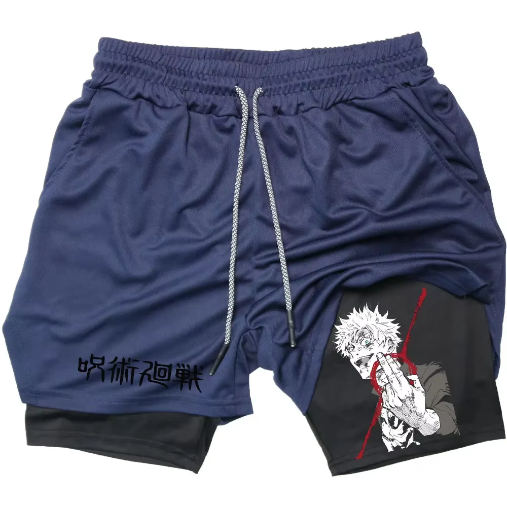 Anime Jujutsu Kaisen Gym Short - Compression Shorts Athletes บทวิจารณ์และราคา