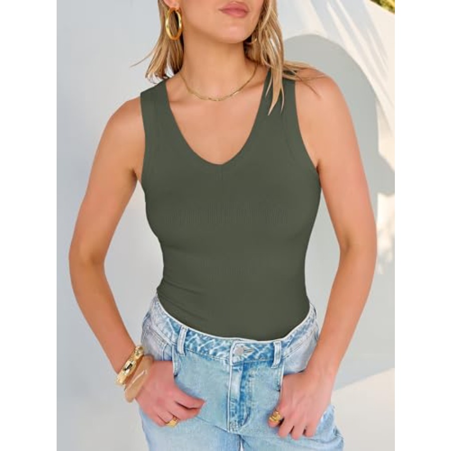 ANRABESS Tank Tops for Women V - Tank Top Ribbed บทวิจารณ์และราคา