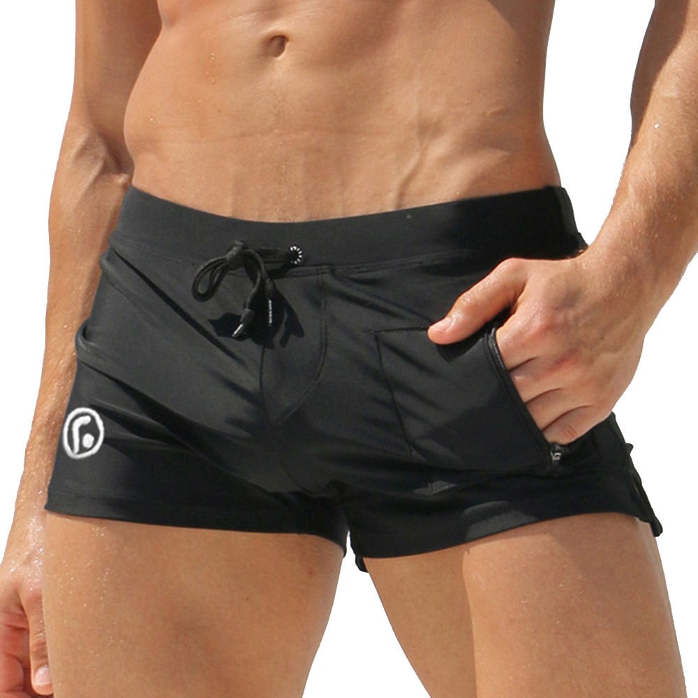 Summer Mens Swimsuit Beach Qui - Trunk Breathable Men บทวิจารณ์และราคา