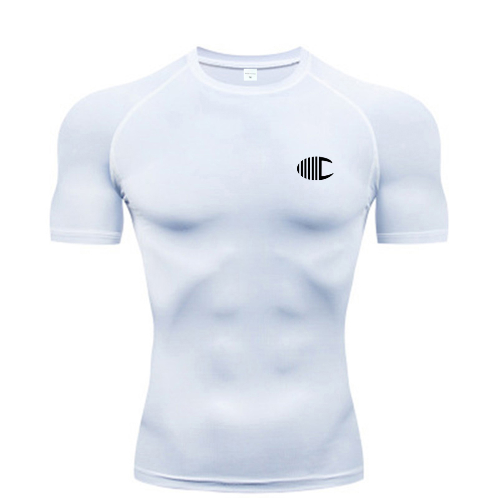 Printed Men's Tight T-Shirt Ru - T Shirt Tight Fit บทวิจารณ์และราคา