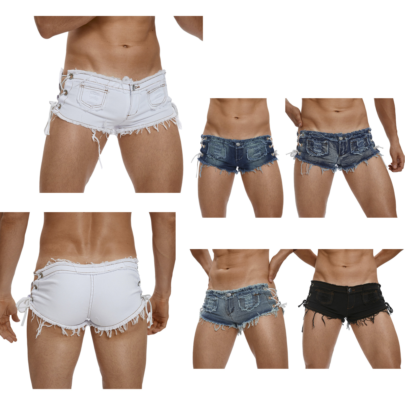 Mens Low Rise Extra Short Hot  - Boxer Brief Pack Cotton บทวิจารณ์และราคา