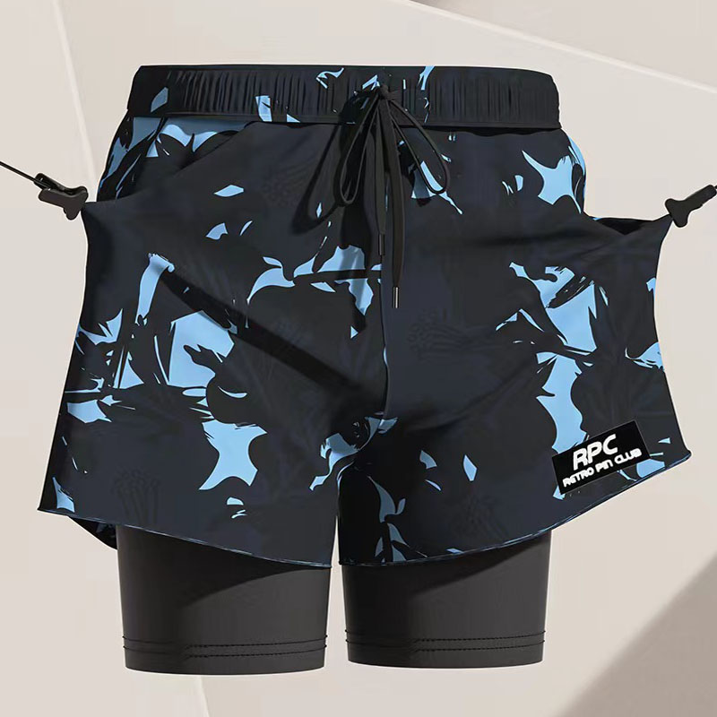 Swimming Trunks Adult Double L - Trunk Breathable Men บทวิจารณ์และราคา