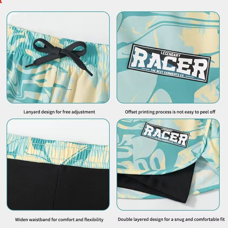 Swimming Trunks Adult Double L - Trunk Breathable Men บทวิจารณ์และราคา