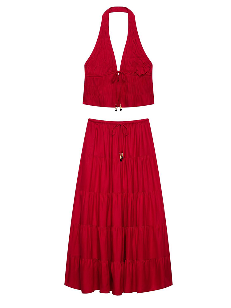 HH 2026 Summer Women's Red Hal - Suspender Tank Top บทวิจารณ์และราคา