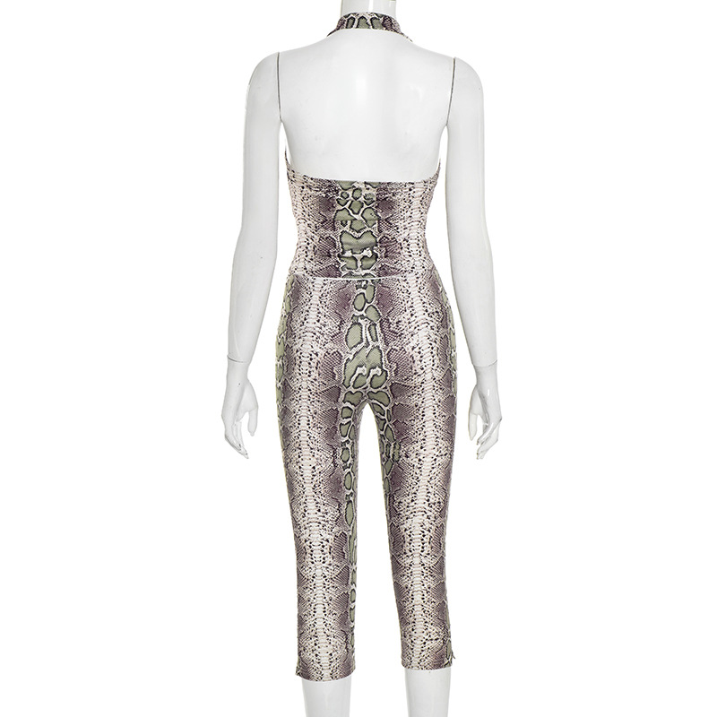 Serpentine Print Women Sexy 2  - Suspender Tank Top บทวิจารณ์และราคา