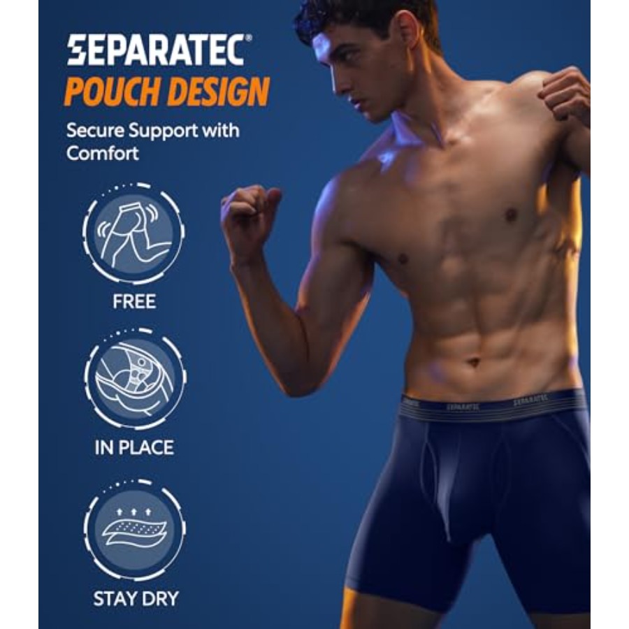 Separatec Mens Underwear with  - Performance Boxer Sport บทวิจารณ์และราคา