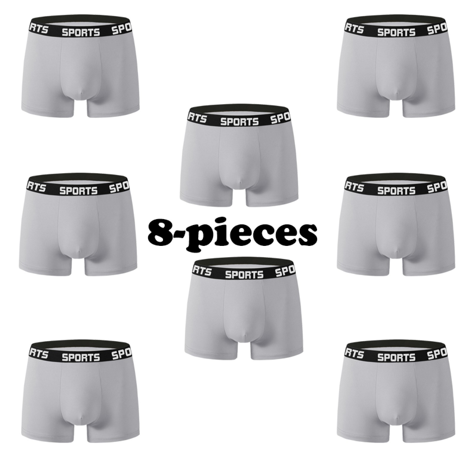 Supreme Comfort 8-Pack Men's S - Performance Boxer Sport บทวิจารณ์และราคา