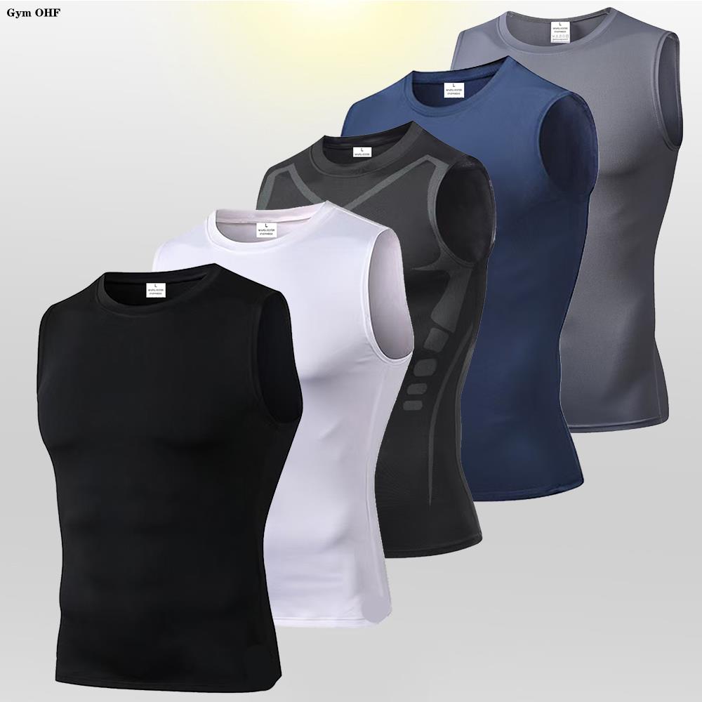 Men's Compression Tank Tops Gy - Sleeveless Undershirt บทวิจารณ์และราคา