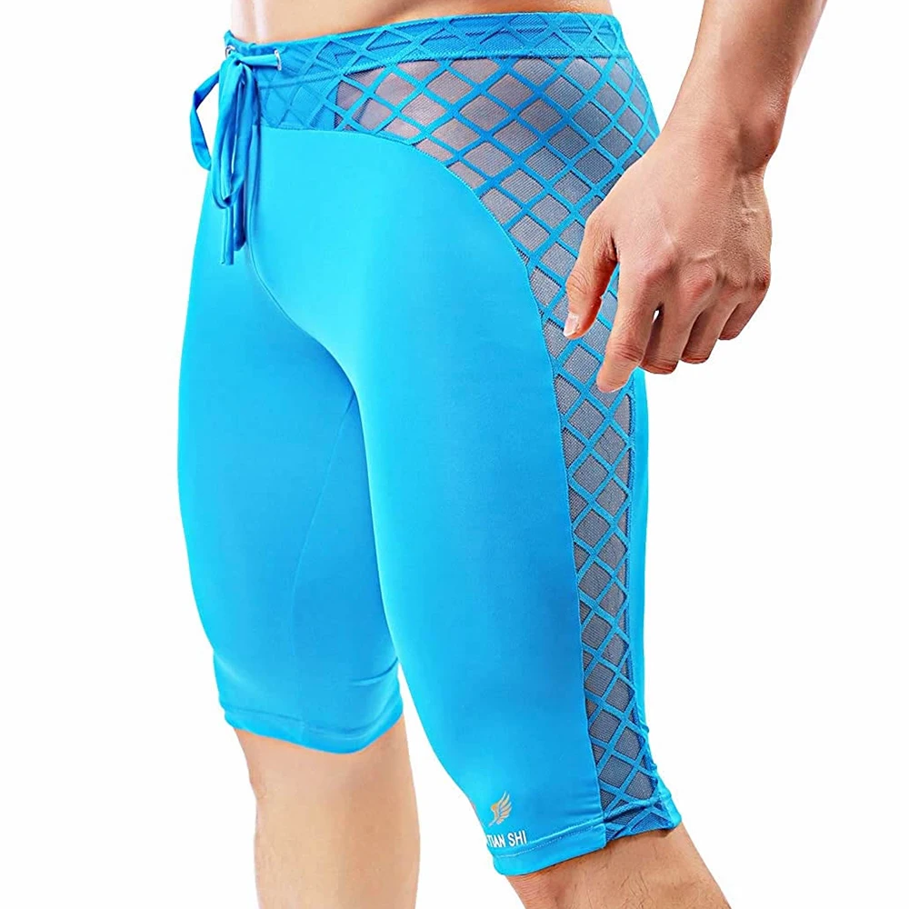 Men Sport Fitness Shorts Quick - Mesh Sport Boxer บทวิจารณ์และราคา