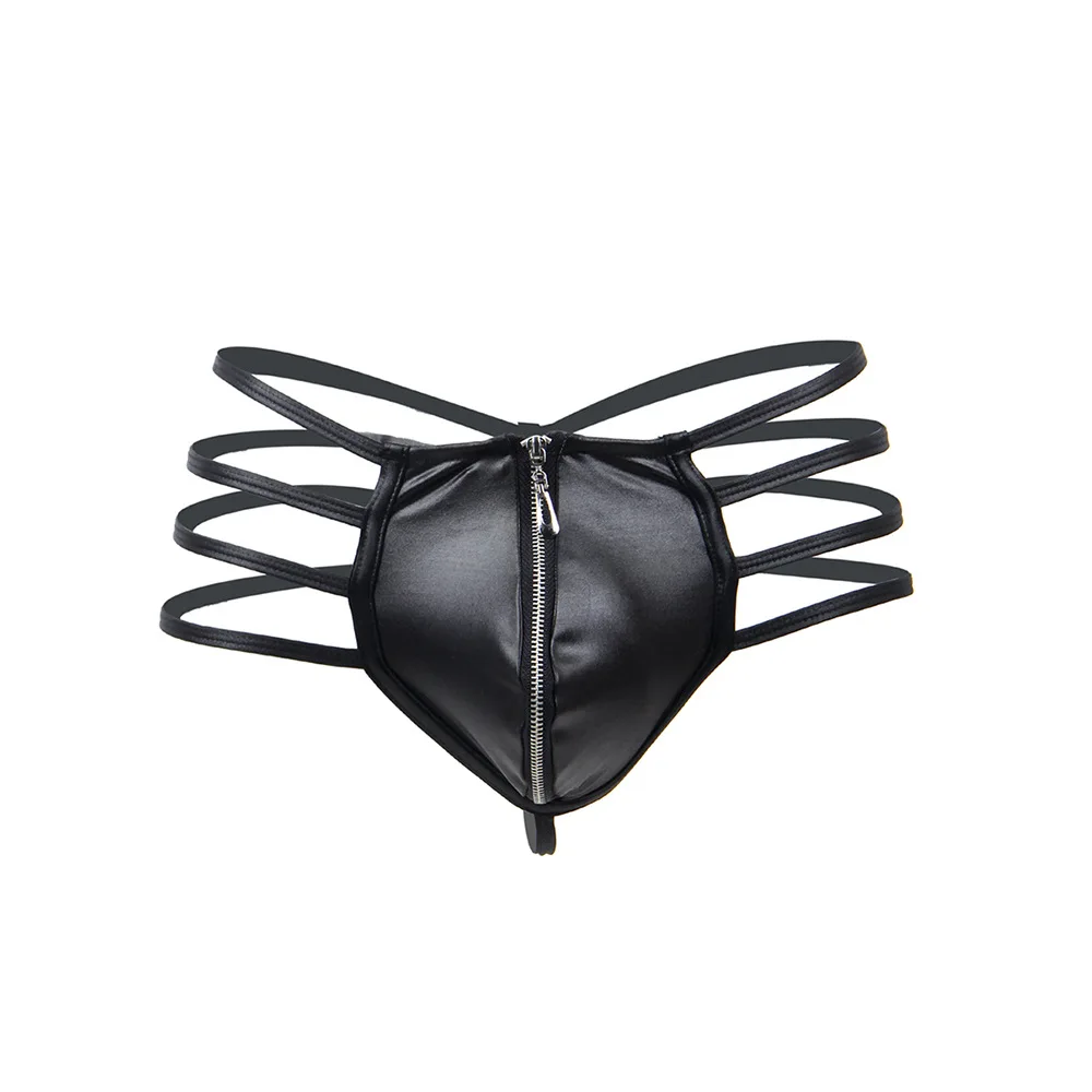 Mens Faux Leather G-String Tho - Jockstrap Athletic บทวิจารณ์และราคา