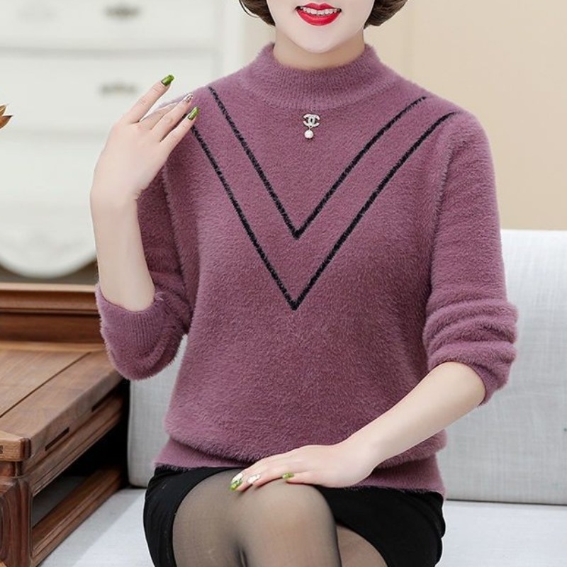 Women's Autumn Winter Solid Fl - Undershirt Crew Neck บทวิจารณ์และราคา