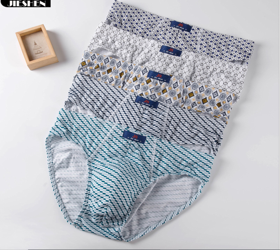 100% Cotton Briefs Mens Comfor - Multi Pack Underwear บทวิจารณ์และราคา