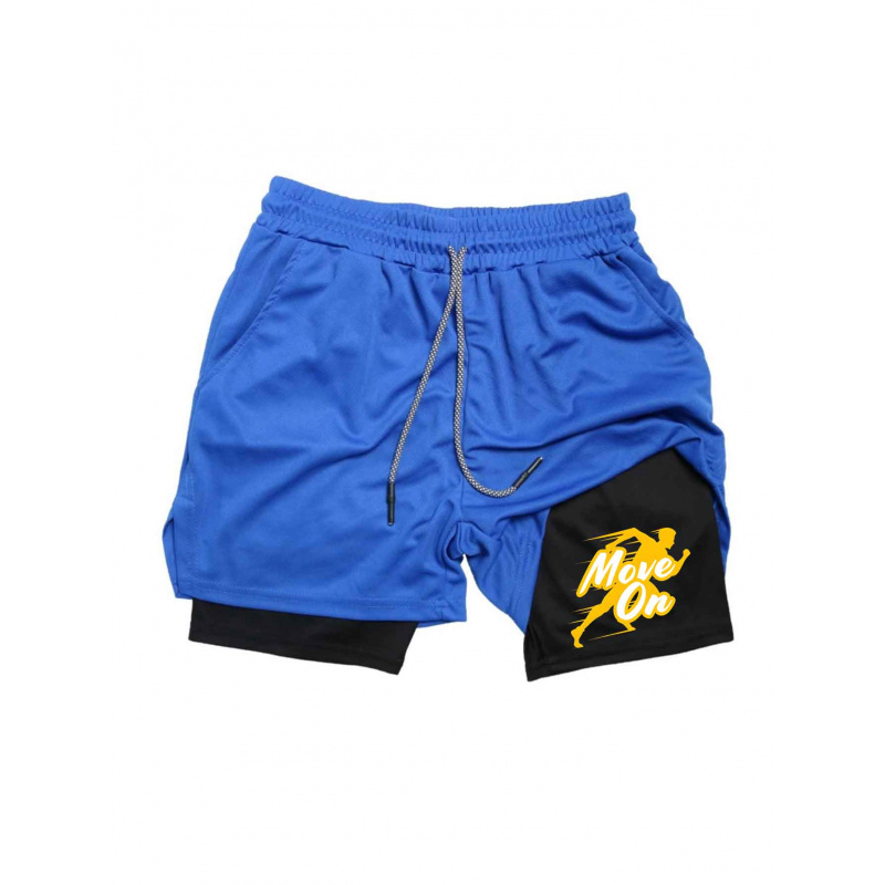 Summer Breathable Two-in-one D - Compression Shorts Athletes บทวิจารณ์และราคา