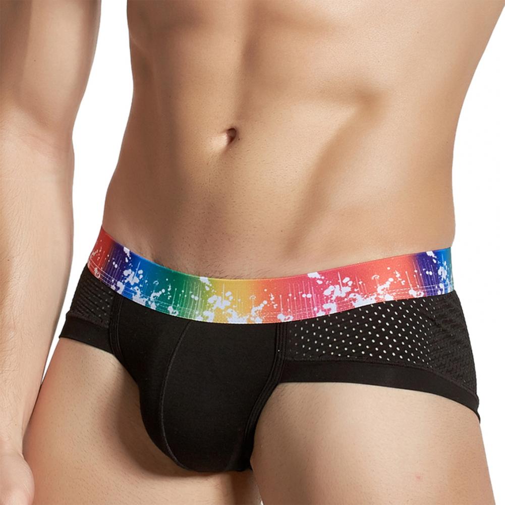 Men Briefs Soft Breathable Mes - Mesh Sport Boxer บทวิจารณ์และราคา