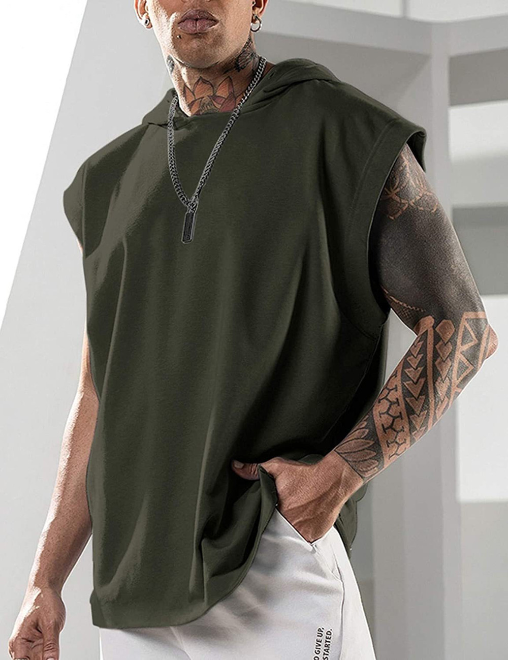 Summer Men's Mesh Gym Vest Qui - Sleeveless Undershirt บทวิจารณ์และราคา