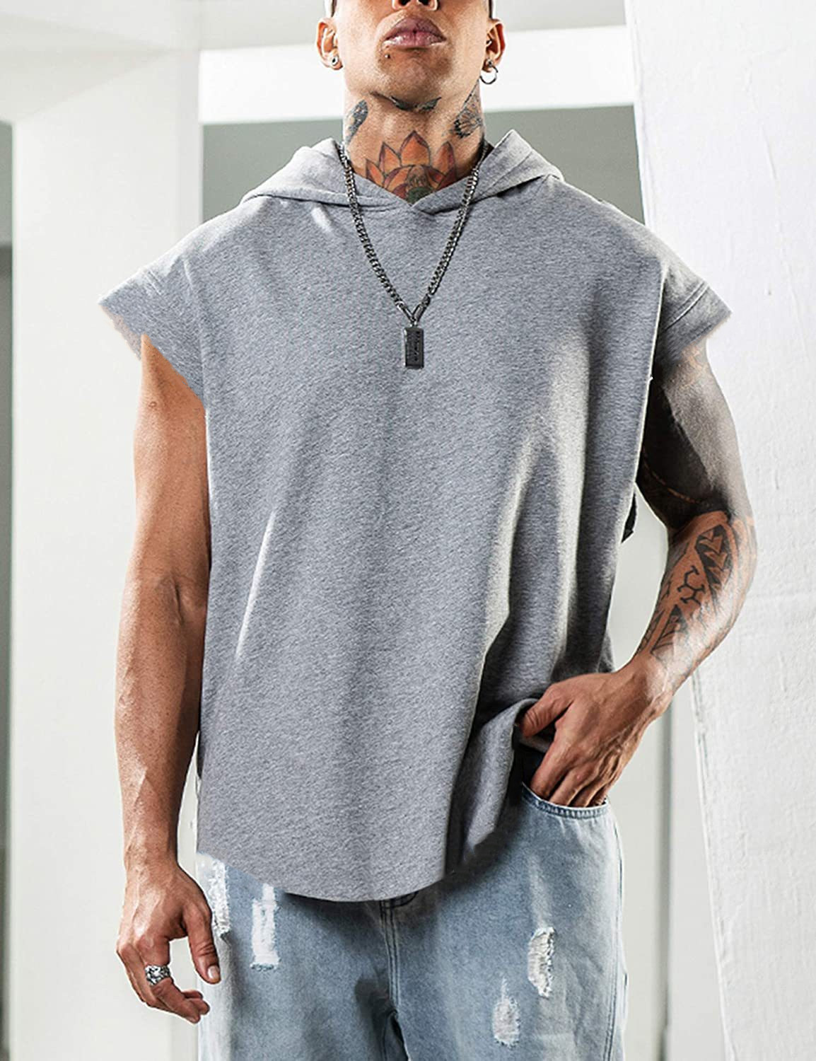 Summer Men's Mesh Gym Vest Qui - Sleeveless Undershirt บทวิจารณ์และราคา